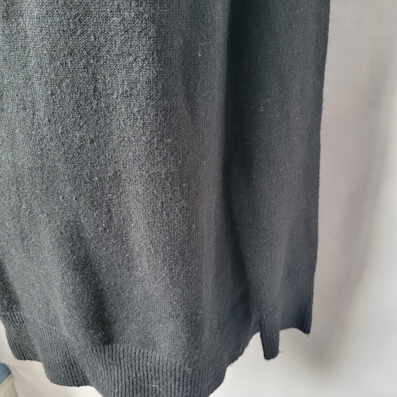 Boa Soft Brushed Knit High Neck Mini Jumper Dress Black S - Picture 11 of 12